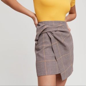 ARITZIA BABATON JETHRO SKIRT PLAID
